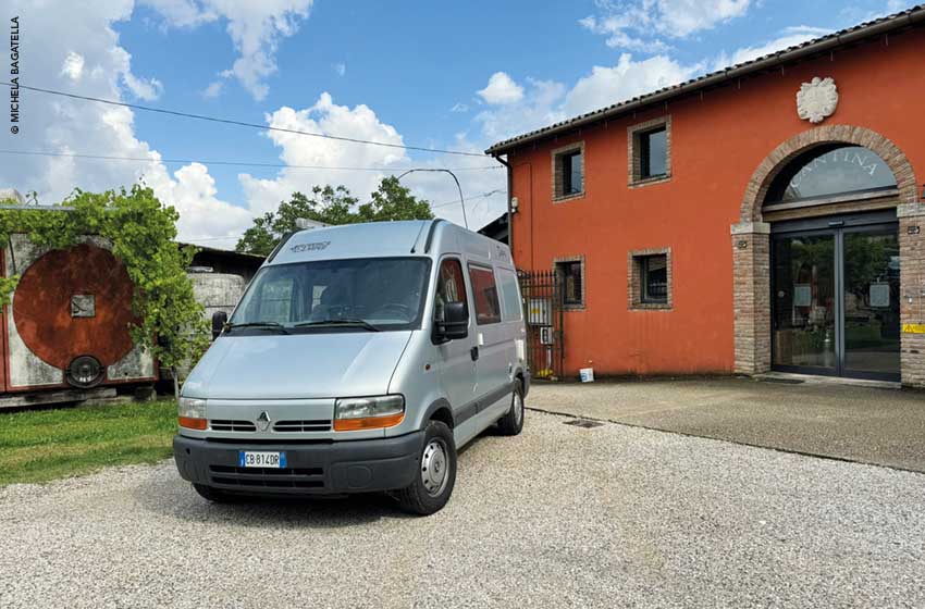 Villa Maffei Costalunga, in camper presso il punto vendita aziendale