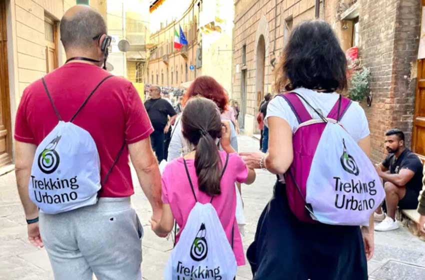 Toscana-Trekking Urbano-Siena-famiglia a piedi