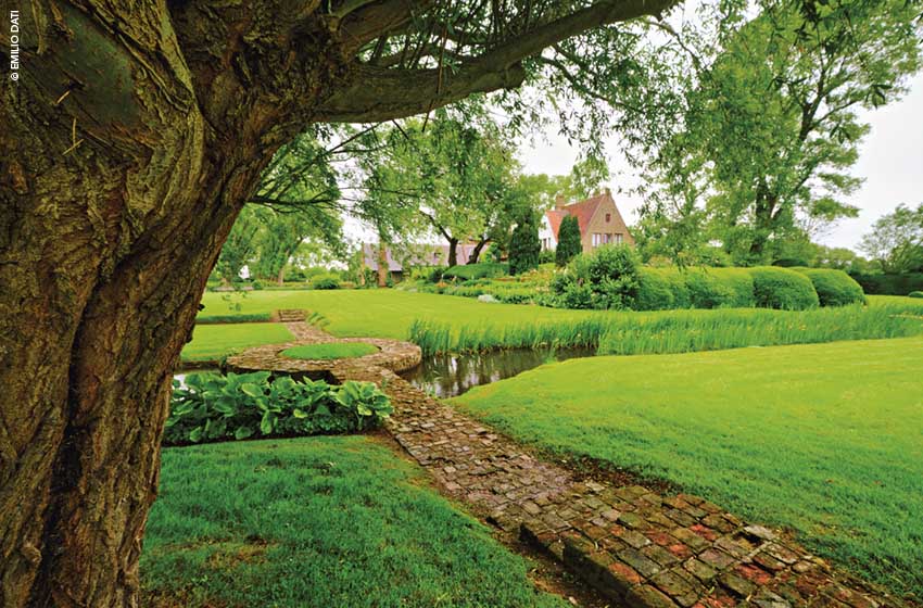 I giardini del Castello di Oostkerke