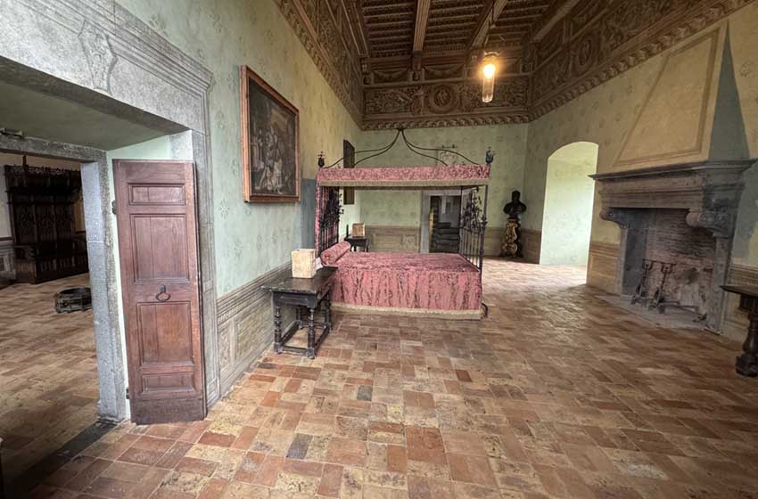 Bracciano, Castello Odescalchi: la Sala del Letto Siciliano. Ph. Michela Bagatella