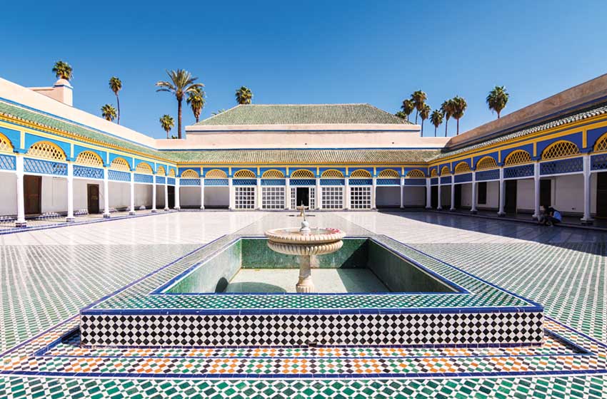 Marocco-Marrakech-Palazzo El Bahia-AdobeStock 182518925
