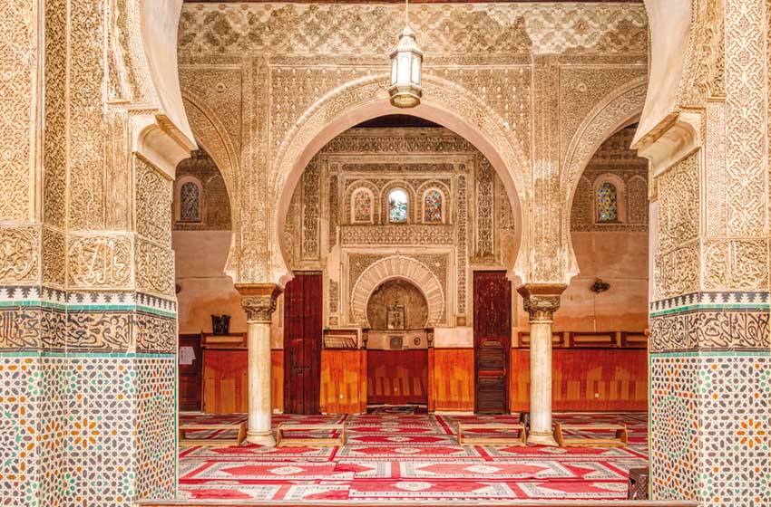 Marocco-Medina di Fès-Madrasa Bou Inania-Interno-AdobeStock_476974343