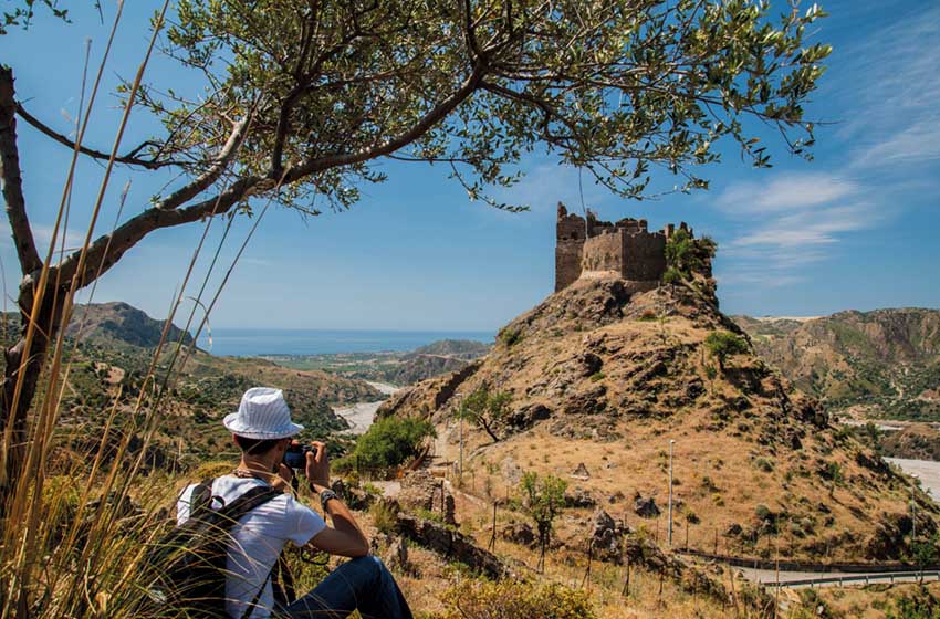 Calabria, il castello di Amendolea