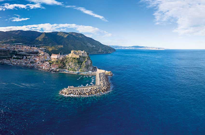 Una veduta di Scilla