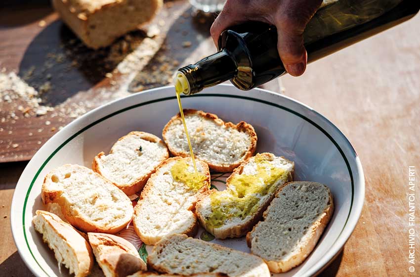 olio su pane