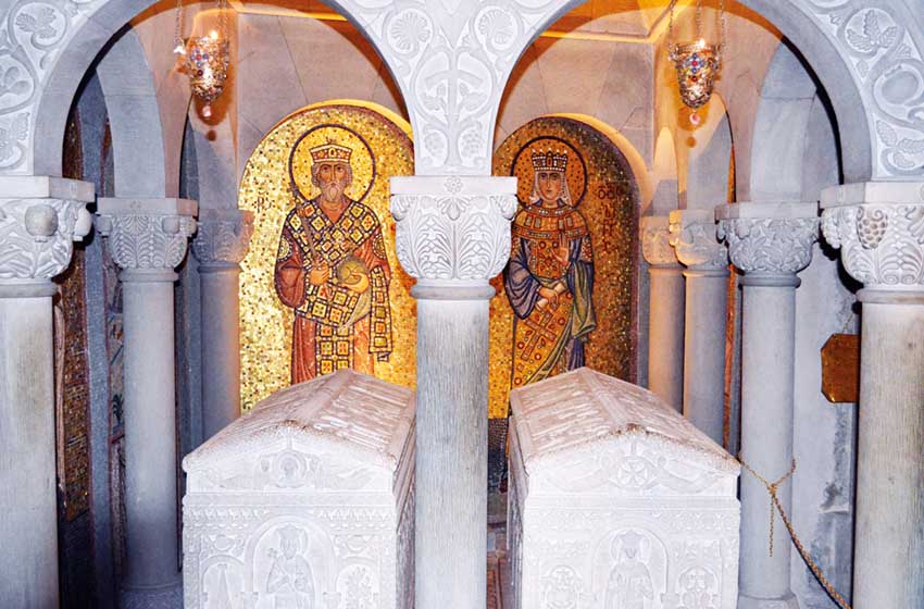 Georgia, le tombe del monastero di Samtavro a Mtskheta