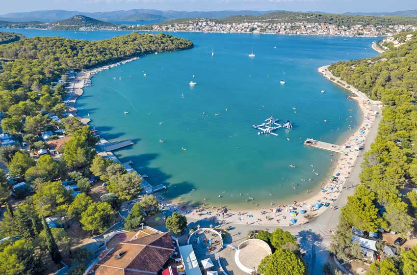 Croazia, Isola di Murter, Camp Jezera Lovišća