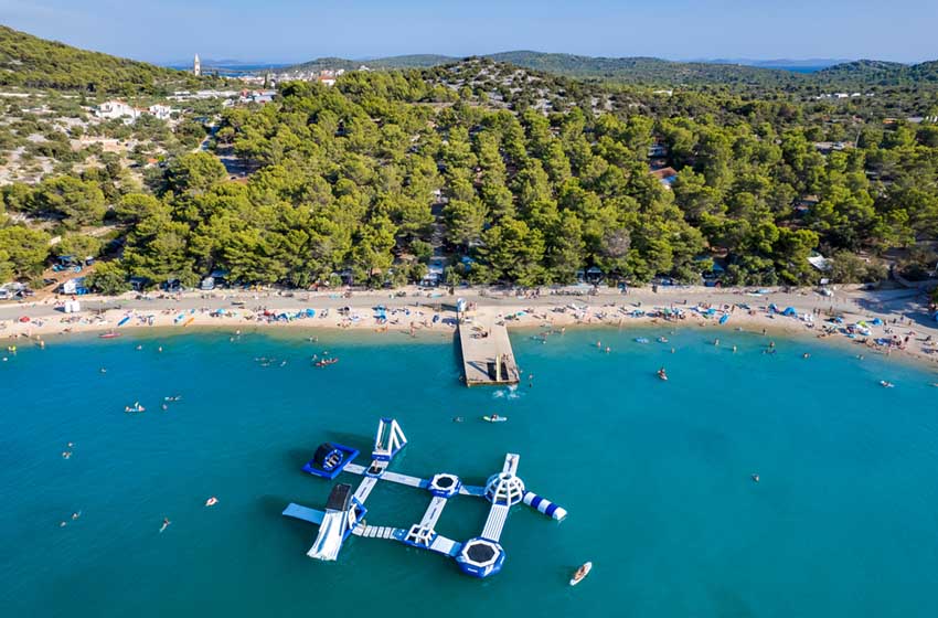 Croazia, Isola di Murter, Camp Jezera Lovišća