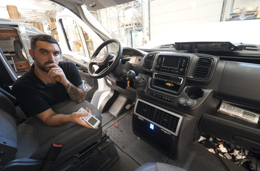 funzionamento con telecomando del Teleco Ultra Comfort 6000