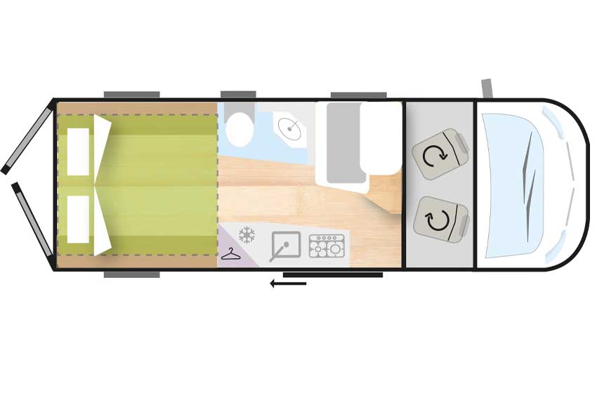 Adria Twin 640 SGX pianta