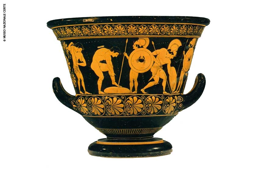 Il Cratere di Eufronio al Museo Nazionale Cerite di Cerveteri