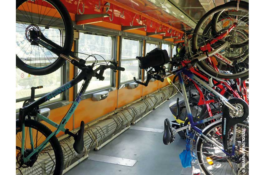 Ciclopista della Val di Sole: il rientro alla base dalla stazione di Mostizzolo