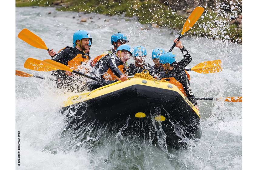 Rafting sul Noce, in Val di Sole