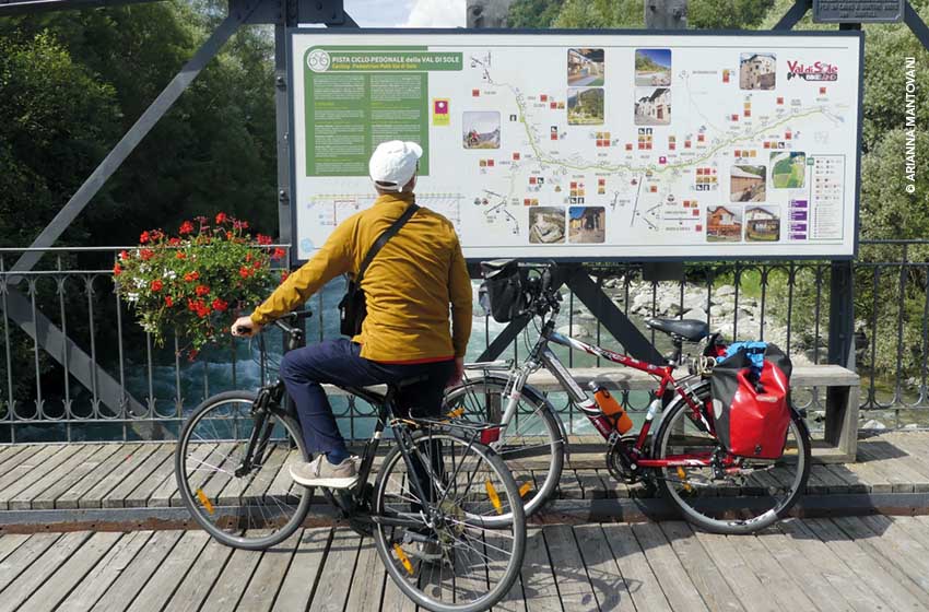 Ciclopista della Val di Sole: il percorso tra Ossana e Mostizzolo