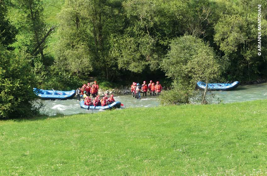 Rafting sul Noce