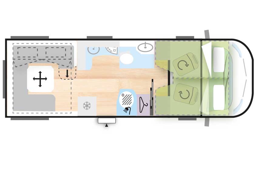 Carthago Liner-For-Two I 53 piantina
