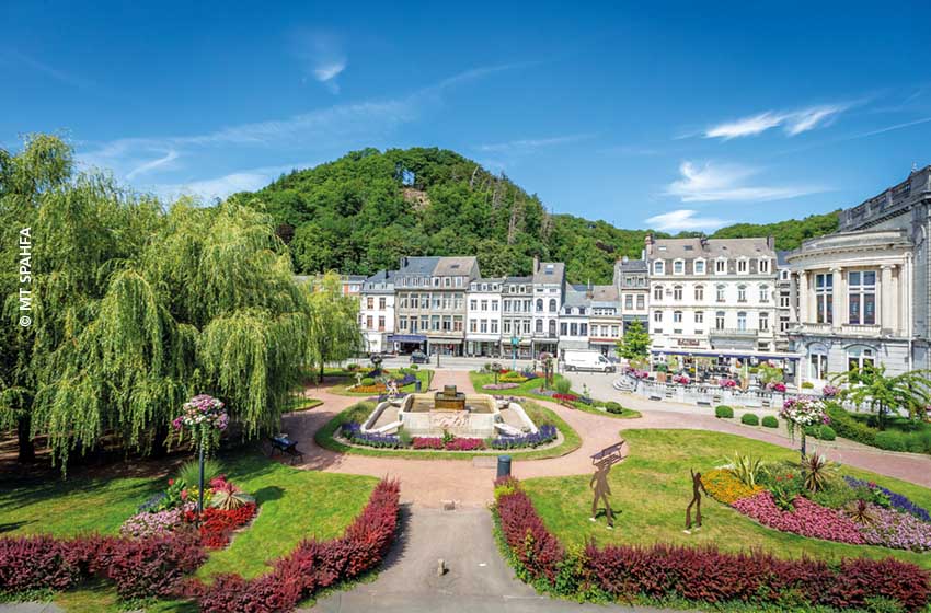Belgio, Vallonia: Spa, i giardini dell'antico casinò