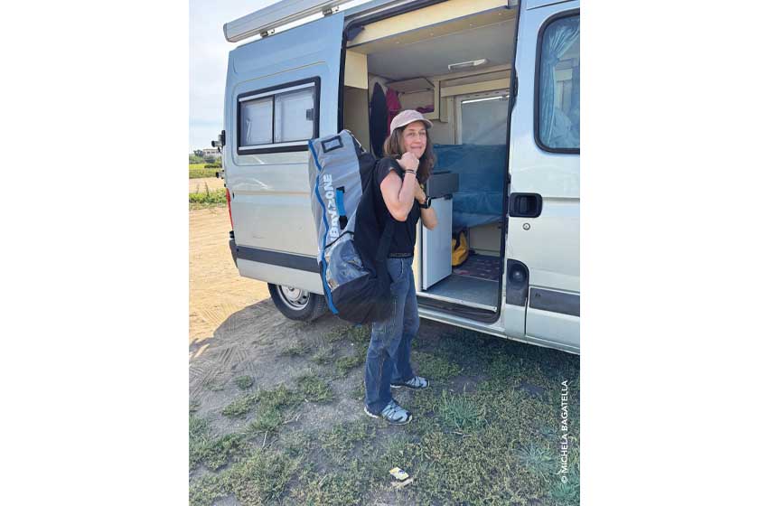 Camper e SUP gonfiabile, abbinata vincente