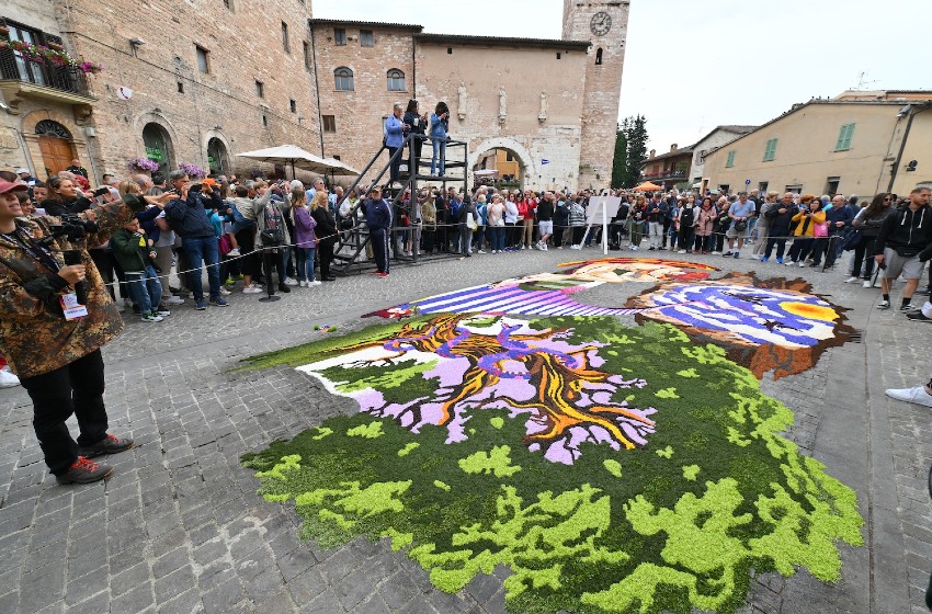 Centro storico di Spello, borgo dell'Umbria