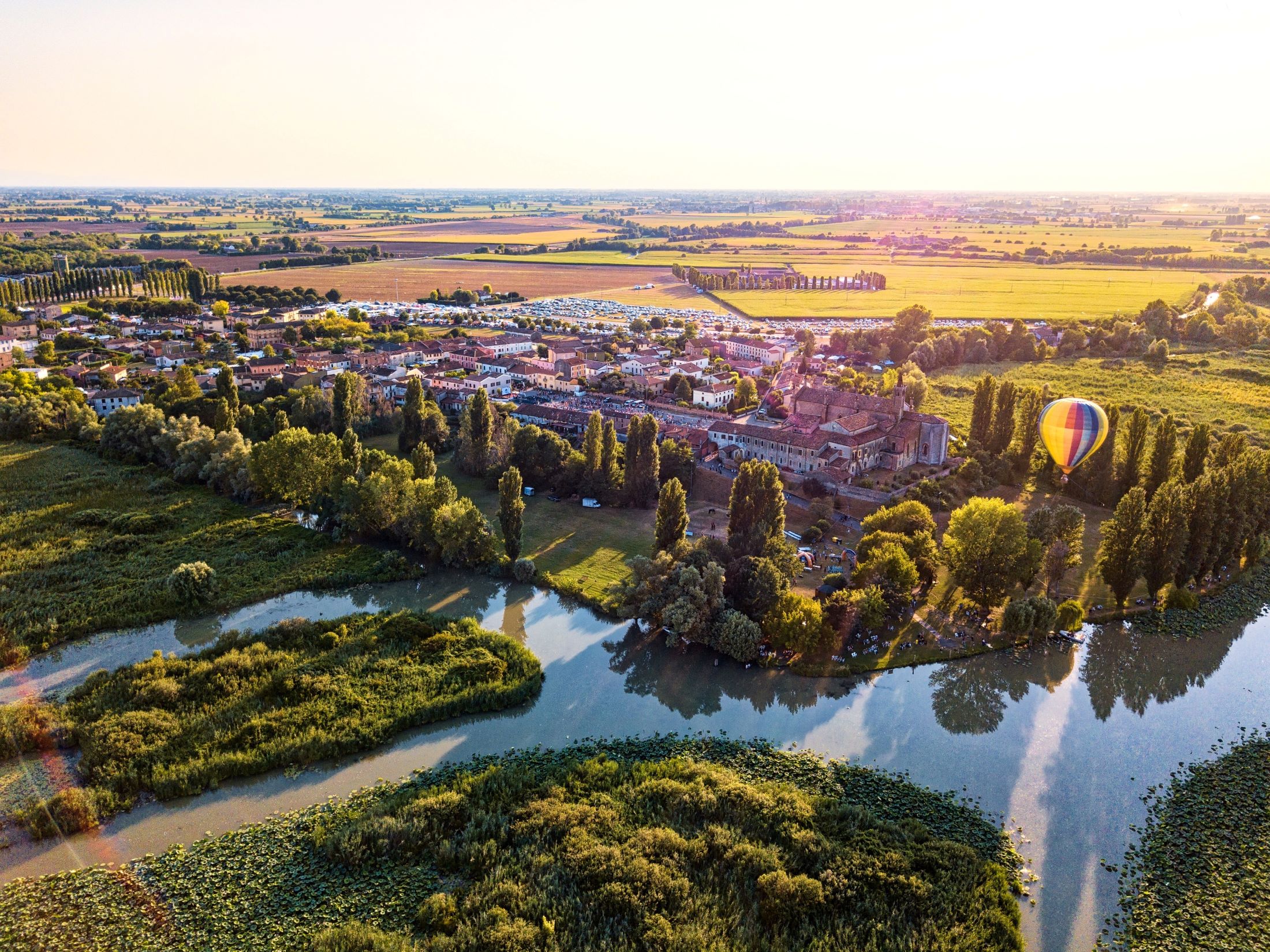 Lombardia-Mantova-Grazie di Curtatone-panorama