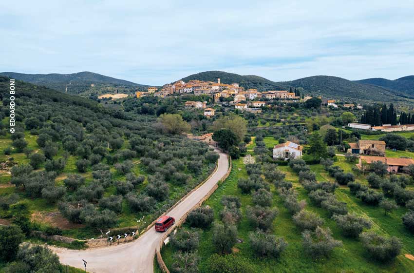 In camper verso Batignano (GR), tra Maremma e Monte Amiata