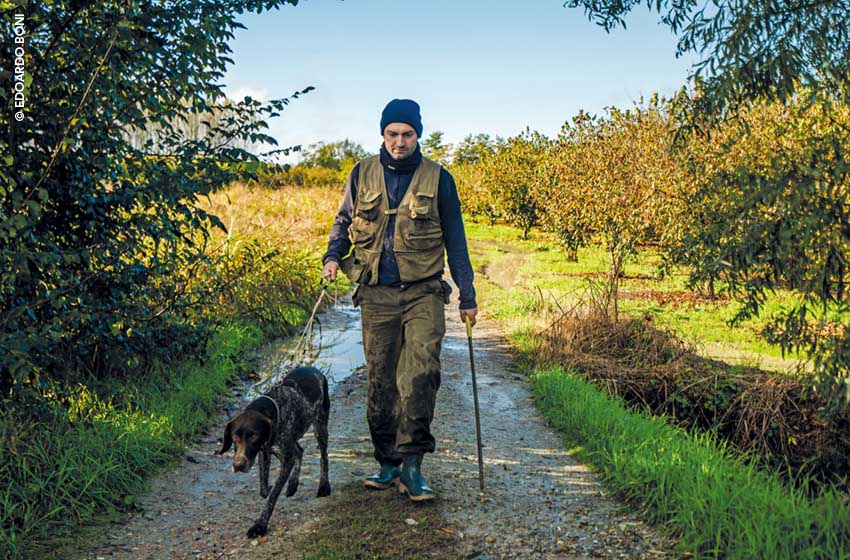 La ricerca del tartufo nei dintorni di Castiglione Falletto (CN)