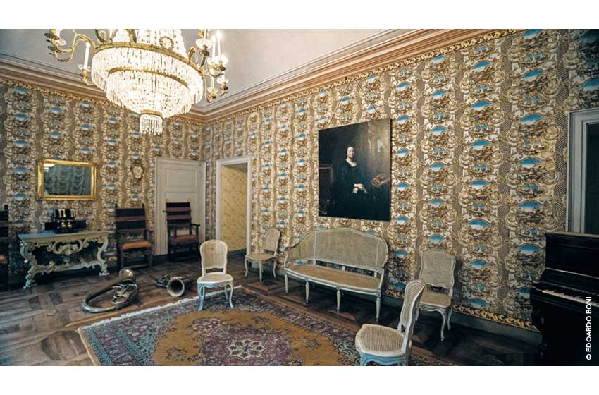 Valcasotto (CN), interno del castello reale di Casotto