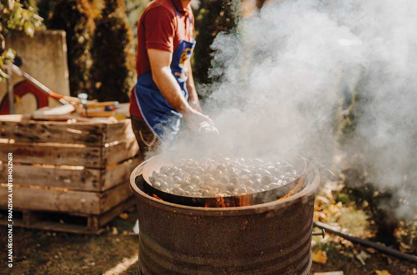 Alto Adige-Lana-Castagne-Cottura