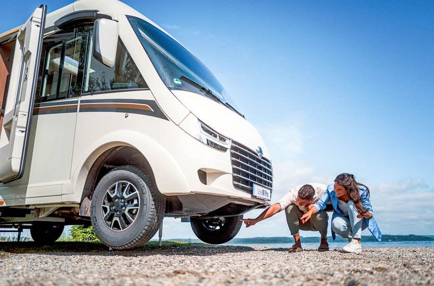 livellamento camper