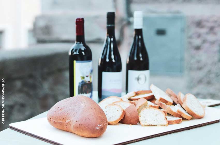 Lazio-Vignanello-Vino e pane-