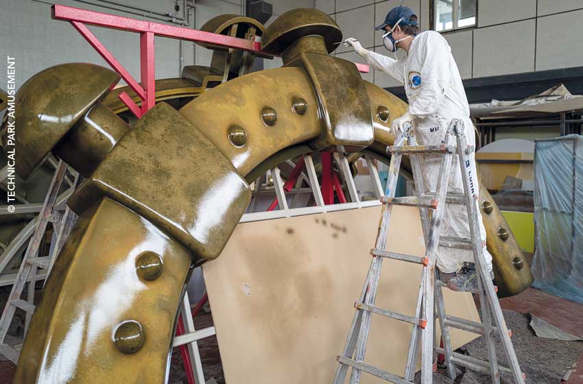 Addetto all'opera nell'azienda Technical Park Amusement di Melara