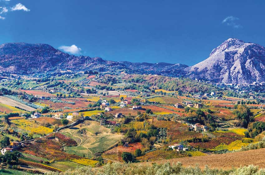 La campagna del Sannio nei dintorni di Benevento