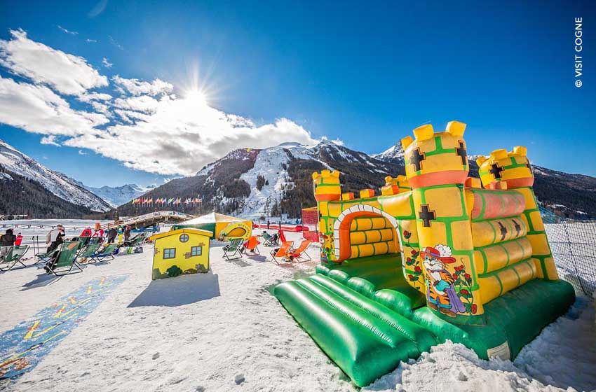 Cogne, snow park