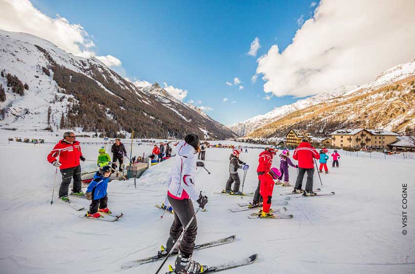 Lo snow park di Cogne