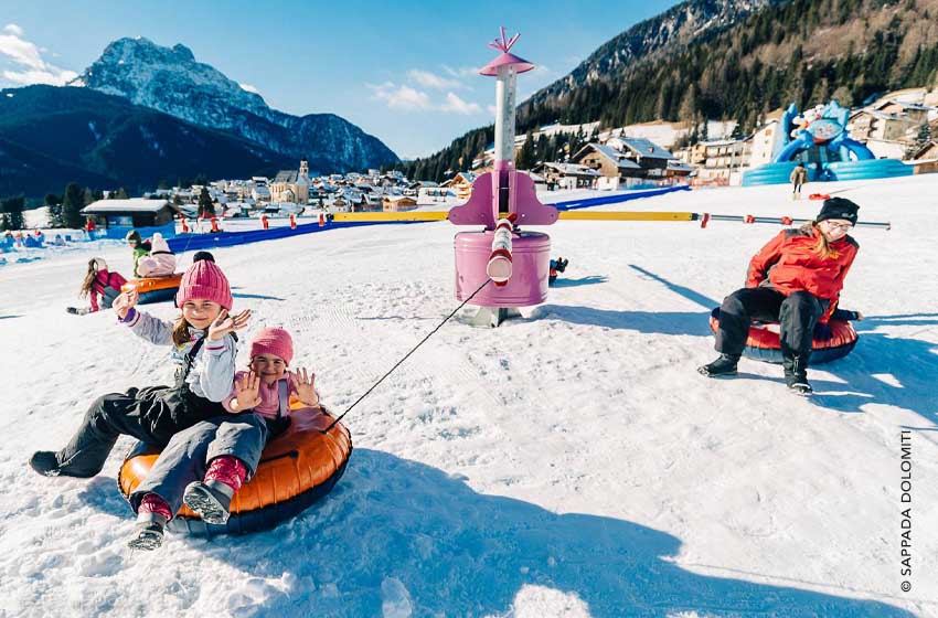 Sappada, il parco giochi Nevelandia