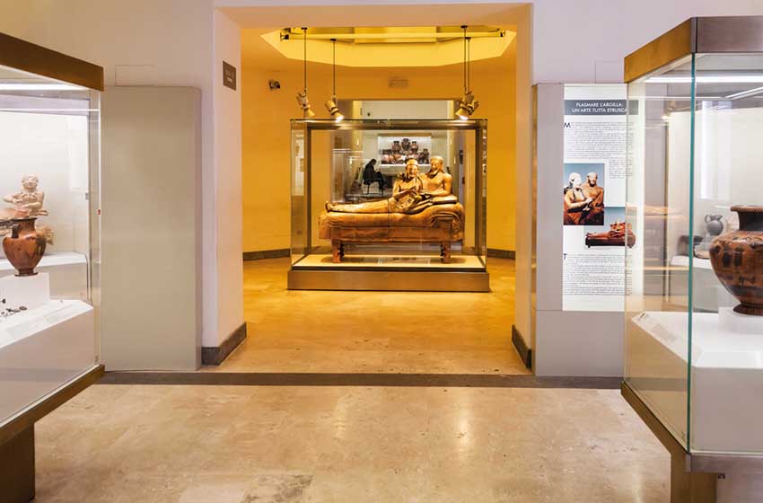 Sarcofago degli Sposi al Museo Nazionale Etrusco Roma