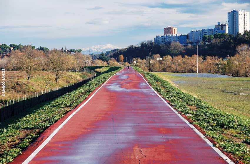 Viaggio nella Roma moderna - Pista ciclabile Roma nord
