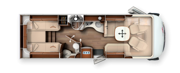 Carthago Chic s-plus I 55 XL piantina
