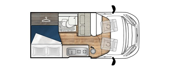 Elnagh E-Van K2 Premium 2021 piantina 
