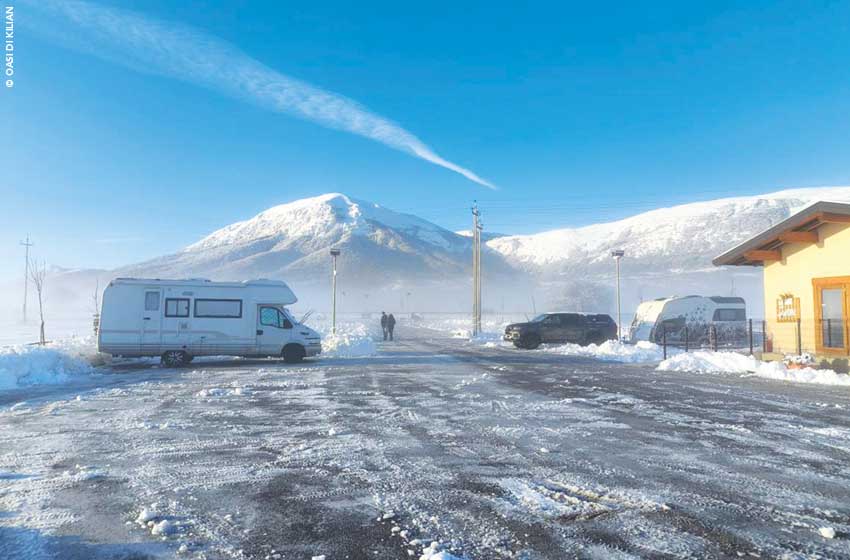 Abruzzo, Rocca di Cambio, Area di sosta Oasi Kilian