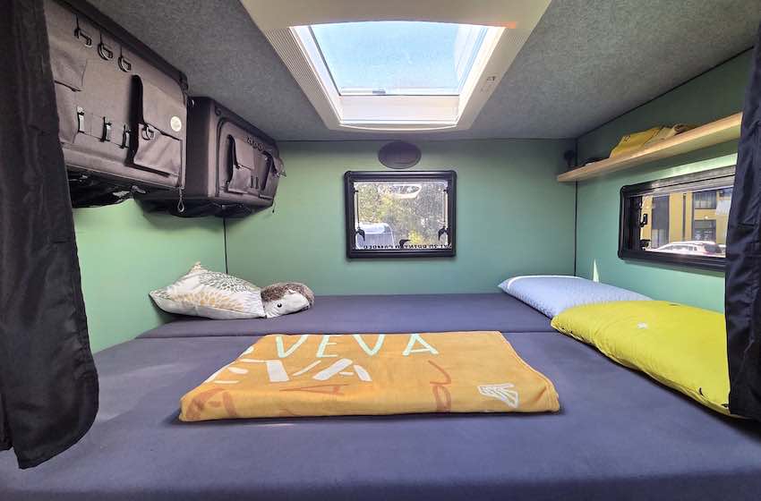 camper letto
