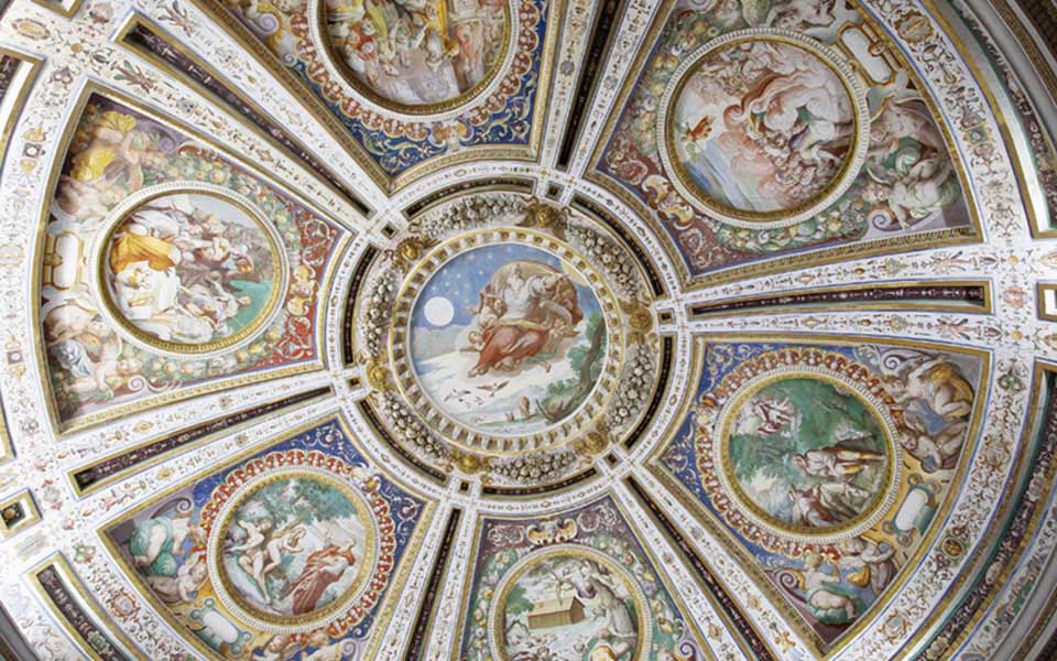 20211105-Lazio-Lago-di-Vico-Palazzo-Farnese-Soffitto