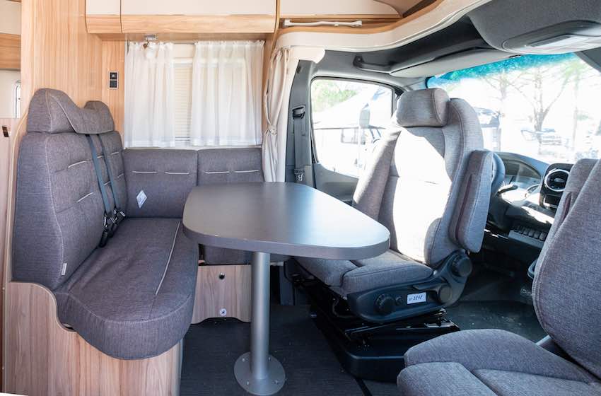Hymer dinette