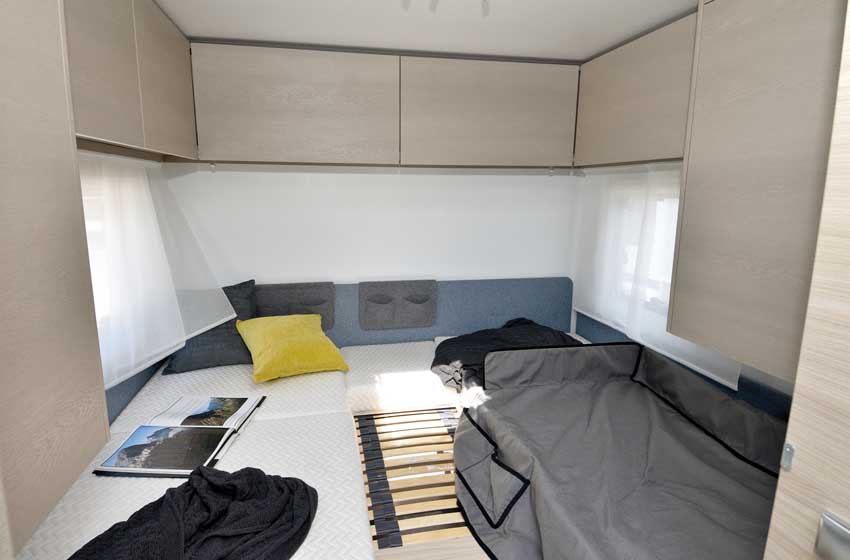 Adria Altea 502 UL letto matrimoniale realizzato dai letti singoli gemelli