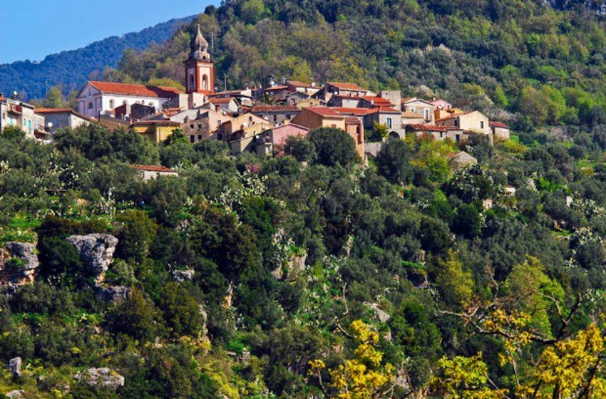 Campania-Morigerati-panorama-boschi-case