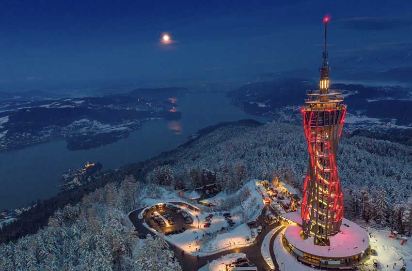 Austria-Carinzia-Pyramidenkogel-lago Wörthersee-Steinthaler-KaerntenWerbung