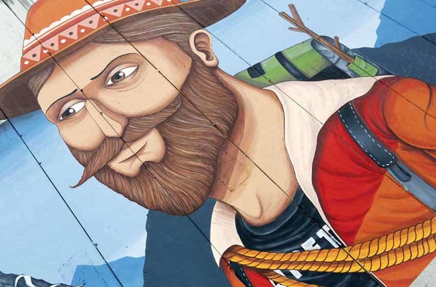Lombardia-Valtellina-Santa Caterina-Murales- foto di Alessandro De Rossi