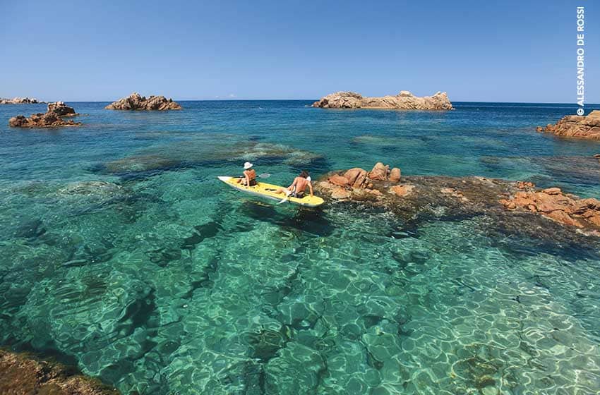 Sardegna-Escursione in Kayak da Costa Paradiso-Ph. Alessandro De Rossi