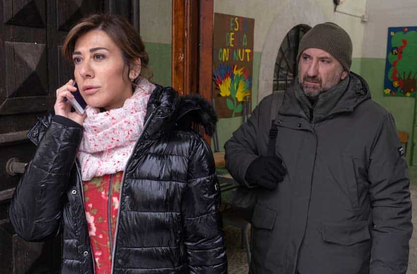 Abruzzo-Opi-set film un mondo a parte-scuola-Virginia Raffaele, Antonio Albanese-foto di Claudio Iannone