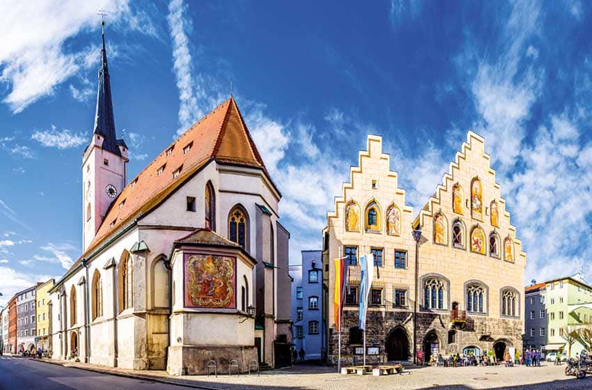 Germania-Baviera-Wasserburg am Inn-centro storico
